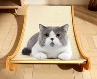 Canapé pour chat en bois massif écologique, griffoir confortable pour animaux de compagnie, hamac au design tendance, amovible et lavable pour chats