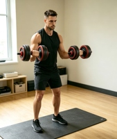 Ensemble d'haltères et de barres de musculation électro-plaqués de 58 kg avec revêtement en caoutchouc, réglables, portables, en fonte, pour la musculation à domicile