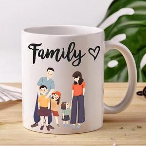 Tasses à café personnalisées en porcelaine à double paroi, style américain, avec <span class=keywords><strong>photo</strong></span>, <span class=keywords><strong>texte</strong></span>, nom, logo, cadeaux YinXiangXianFeng - Product Image 3