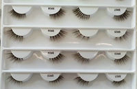 Wispy Fluffy Brown Eyelashes Natural DD Curl Full Strip Faux cils Fournisseurs de cils