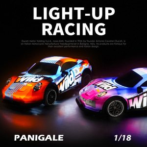 Coches RC 1/18 con Luces, Vehículo Todoterreno con Luz Nocturna, Juguetes para Niños, Coche de Carreras con Control Remoto, Regalo para Niños - Product Image 3