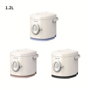 Petit cuiseur à riz électrique portable de 1,2 L avec cuve intérieure antiadhésive pour utilisation en camping-car et en voiture - Product Image 1