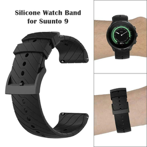 Correa de Reloj de Silicona Impermeable Upro de 24 mm para Suunto 9 Baro D5, Correa Deportiva Transpirable con Hebilla de Acero Inoxidable - Product Image 4