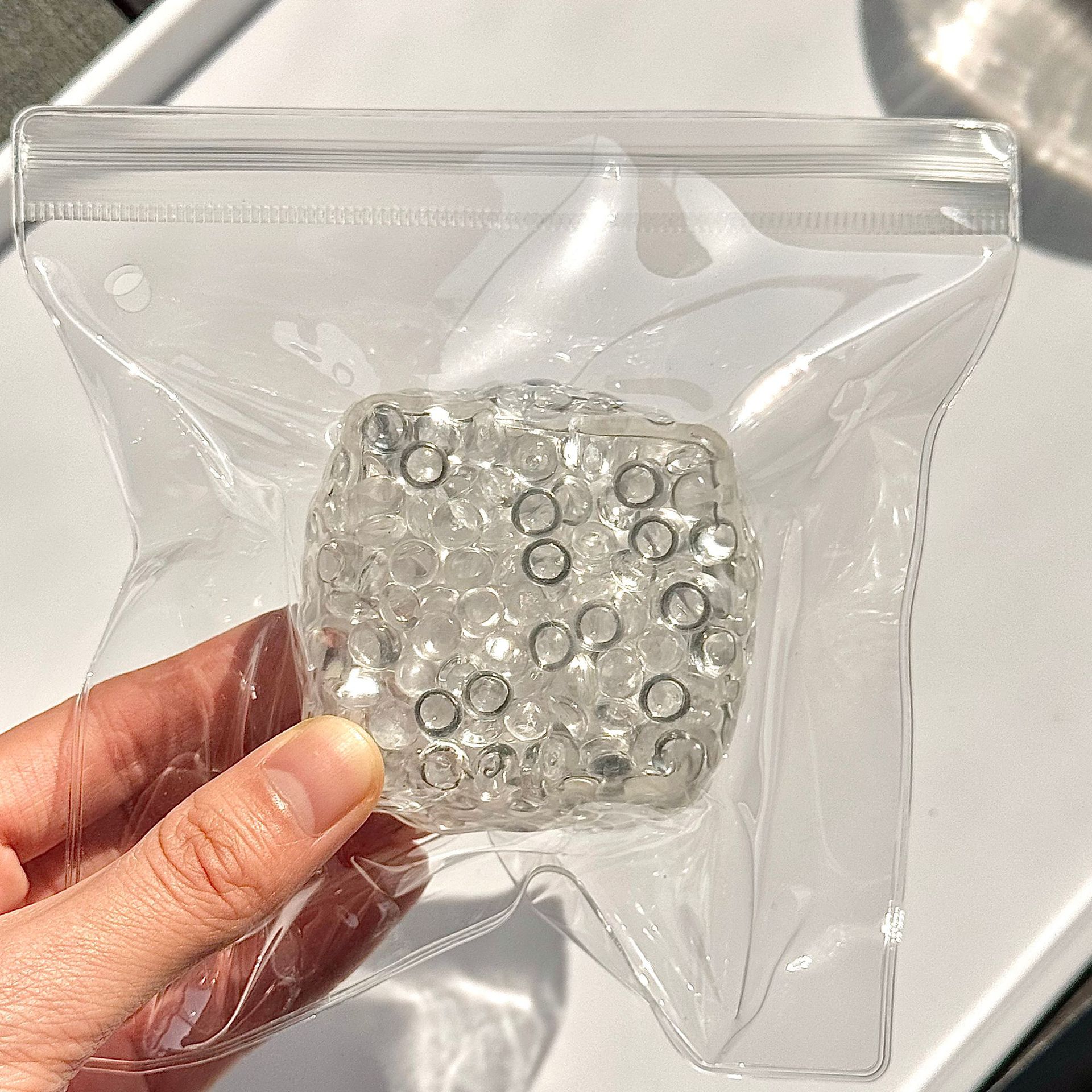 20562-บล็อกใสคริสตัลน้ำแข็งโปร่งแสง