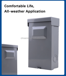 Interruttore Elettrico Industriale UL in Metallo per Climatizzazione, Scatola di Disconnessione CA a Tre Colonne 30A/60A, Funzionamento Momentaneo 120V/240V - Product Image 3