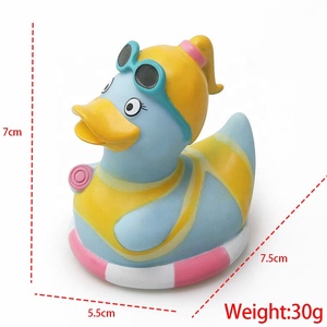 Trẻ Em Của Món Quà Kỳ Nghỉ Tùy Chỉnh Bé Của Bãi Biển Chơi Vịt Đáng Yêu Dabbling Trang Trí Trang Trí Thủ Công Tắm Đồ Chơi - Product Image 2