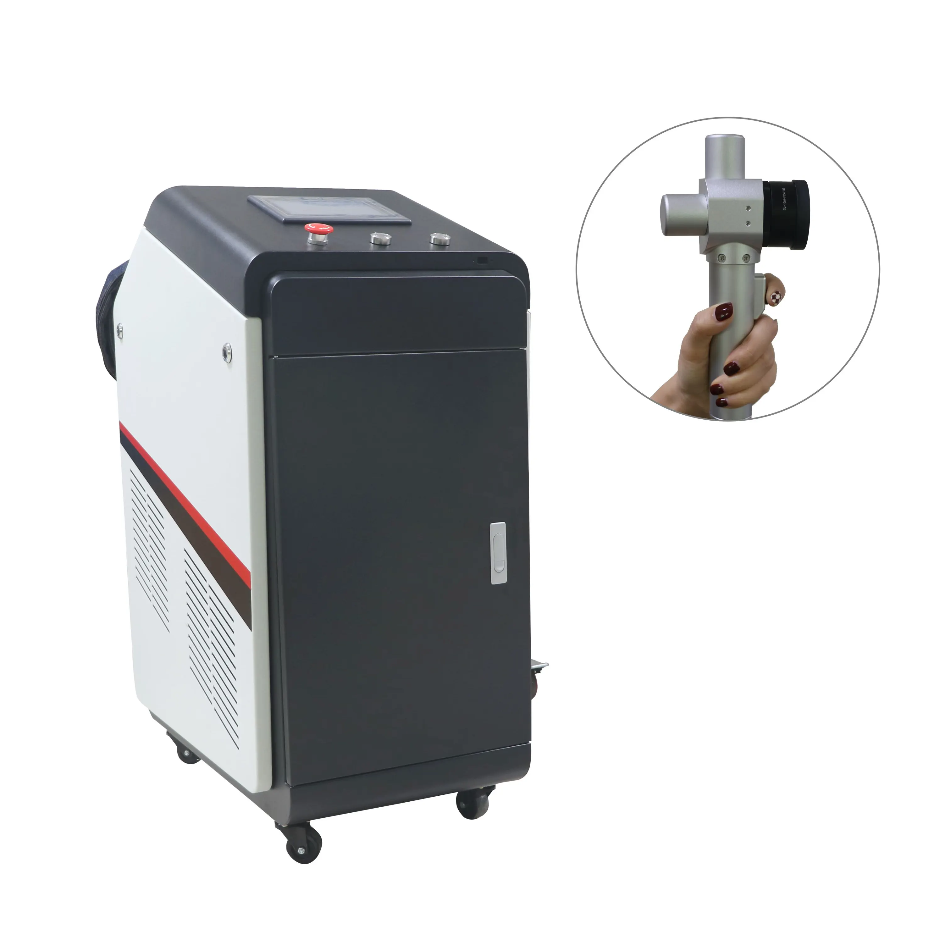 2023 Professional Held Portable Fiber Laser Paint Metal Rust Cleaner Remover Stripping Cleaning Machine Tool for Sale 200w