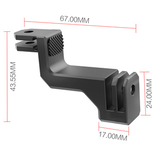 Nuevo adaptador de brazo Selfie de aleación de aluminio de 90 grados soporte de montaje Vertical de codo para <span class=keywords><strong>GoPro</strong></span> 13/12/<span class=keywords><strong>11</strong></span>/10/9 e Insta360 - Product Image 5