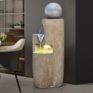 น้ำพุในร่ม Quanfangyuan 3 ชั้น พร้อมไฟ LED สำหรับตกแต่งห้องนั่งเล่นและสำนักงาน - Product Image 2