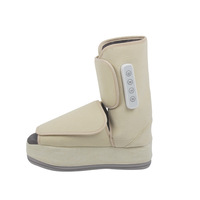 Chaussures de massage sans fil à air comprimé Chaussures de massage électriques à pression d'air et à chaleur Bottes de massage pour pieds et semelles
