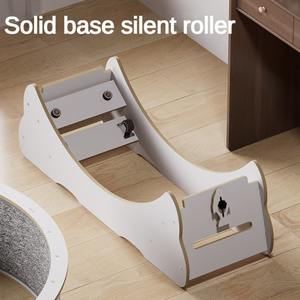 Roda lari kucing serat tinggi warna-warni roda kebugaran senyap pengurang kebisingan bahan kayu berkelanjutan penjual terbaik - Product Image 3