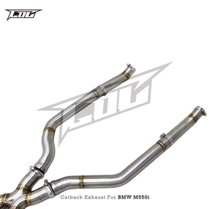 COC Valvetronic Catback tubo de escape para BMW M550 M550i G30 N63 4.4TT 3 pulgadas tubo Tuning sistema de escape Escape - Product Image 2