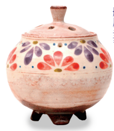 Quemador de Incienso de Cerámica Nippon Kodo (Diseño Kikumon Pequeño, Vajilla de Kioto Kiyomizu-yaki) Hecho a Mano, Incienso Japonés para Todas las Estaciones - Product Image 4