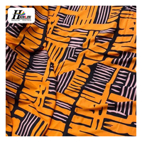 Tela Africana Elástica en 4 Direcciones, Antibolitas, Transpirable, 100D, Estampada, Precio Económico, Forro Súper Suave para Vestidos de Mujer