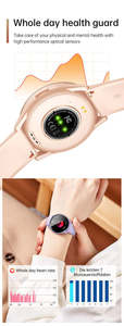 Reloj Inteligente KT77 de Moda con Pantalla de 1.46 Pulgadas, Llamadas por Bluetooth, Frecuencia Cardíaca, Oxígeno en Sangre, Resistente al Agua, Asistente de Voz, Reloj Inteligente para Mujer - Product Image 4