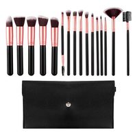 Nouvel ensemble de 14 pinceaux de maquillage professionnels YD OEM 2026, blanc et rose, pour les yeux et le visage, avec échantillons promotionnels gratuits