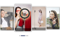 Trépied portable extensible en aluminium à rotation 360° pour téléphone, idéal pour iPhone/Android, streaming en direct, vlogging et photographie