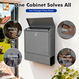 ตู้ไปรษณีย์ติดผนังบ้านแบบไทย สแตนเลสกันน้ำ ป้องกันการโจรกรรม เคลือบสีฝุ่น รับผลิตตามสั่งขายส่ง - Product Image 3