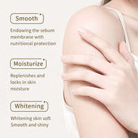 Gel douche à l'acide aminé biologique personnalisé en marque privée, blanchissant, éclaircissant, hydratant, soin de la peau, 1000 ml, lavage du corps