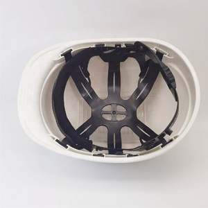 白いヘルメットカスタマイズされたサスペンションcasco segurided産業用エアコンCE EN397 ABS安全ヘルメット - Product Image 5