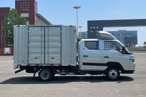 Nouveau camionnette de livraison urbaine Runli à double cabine 115 CV Diesel Euro 6, plaque bleue, petit fourgon de transport, frein hydraulique - Product Image 4