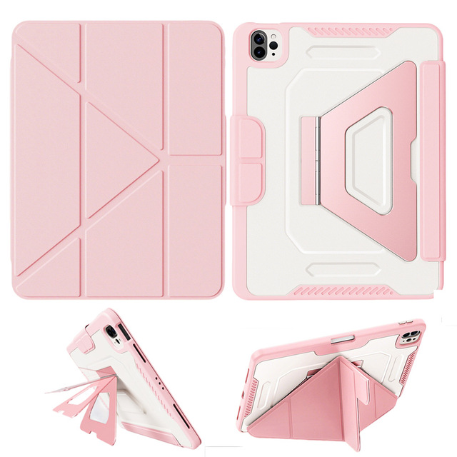 In Stock  Tablet Case Stain-Resistant PU+PC +TPU Shockproof Tablet Cover  Magnetic Detachable case  for ipad 9th Generation case