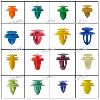 Kit de 725 attaches de fixation pour voiture, attaches universelles en plastique et clips de retenue à pression, assortiment de fixations de pare-chocs en nylon