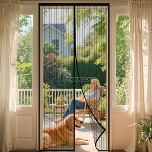 Cortina <span class=keywords><strong>Mosquitera</strong></span> Magnética de Poliéster para <span class=keywords><strong>Puerta</strong></span> <span class=keywords><strong>Corredera</strong></span>, Ecológica e Invisible, para Patio - Product Image 1