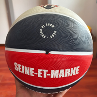 Ballon de basket en caoutchouc d'extérieur, mini ballon de sport en caoutchouc