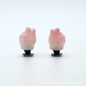 การตกแต่งที่สนุกสนานของรองเท้าหลุมอินเทอร์เน็ตของคนดังงานประดิษฐ์ทำมือของเด็กความคิดสร้างสรรค์อุปกรณ์ตกแต่งท่าทางตลกอินเทรนด์ - Product Image 6