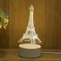 TSINYE Ours Veilleuse Multicolore Changement 3D Visuel Led Lampe Chambre Décoration Personnalisé Personnalisé Mignon Décor Enfants Lampe De Table