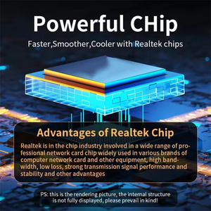 2500Mbps Ethernet <strong>Adapter</strong> 2.5G USB 3.0 &amp; Type C to Rj45 Network Card for Laptop PC <strong>NAS</strong> Server Windows Mac OS Internet - Product Image 4