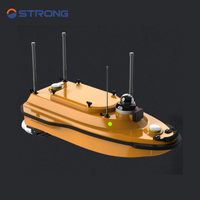 Bateau télécommandé professionnel d'urgence à grande vitesse (USV) en matériau ABS pour la mesure hydrologique