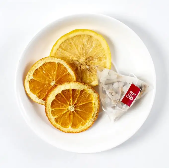 New flavor High quality Dried fruits tea orange slices lemon apple black tea