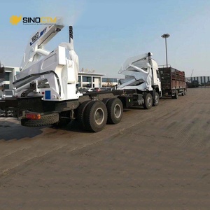 Thương hiệu Mới sinotruk HOWO 8x4 bán Trailer bên nâng lên Xe Tải/xe tải selfloader để xử lý container 20ft - Product Image 2