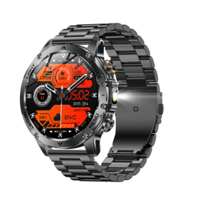 นาฬิกาอัจฉริยะ AK87 สำหรับผู้ชาย FitcloudPro กันน้ำระดับ IP68 สายเหล็กแบบแม่เหล็ก วัดอัตราการเต้นของหัวใจ/ความดันโลหิต/ออกซิเจนในเลือด เครื่องติดตามการออกกำลังกาย หน้าจอ 1.7 นิ้ว - Product Image 6