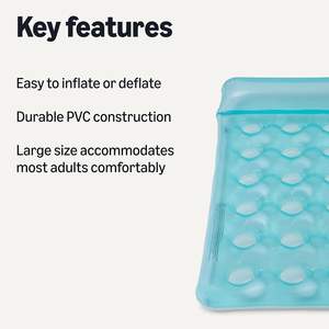 Colchoneta Inflable para Piscina con Diseño de Burbujas, Colchón Flotante de PVC Resistente para Adultos - Product Image 2