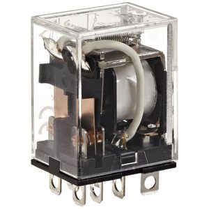 Relais Omron Ly2-Ac12 15A 240V AC miniature à brancher, 1 contact NO, usage général, électromagnétique - Product Image 1