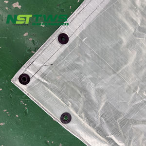 Australie Marché Heavy Duty Clear Waterproof PE Tarpaulin Cherry Farm Rain Cover Bâche écologique avec œillet à ultrasons - Product Image 4