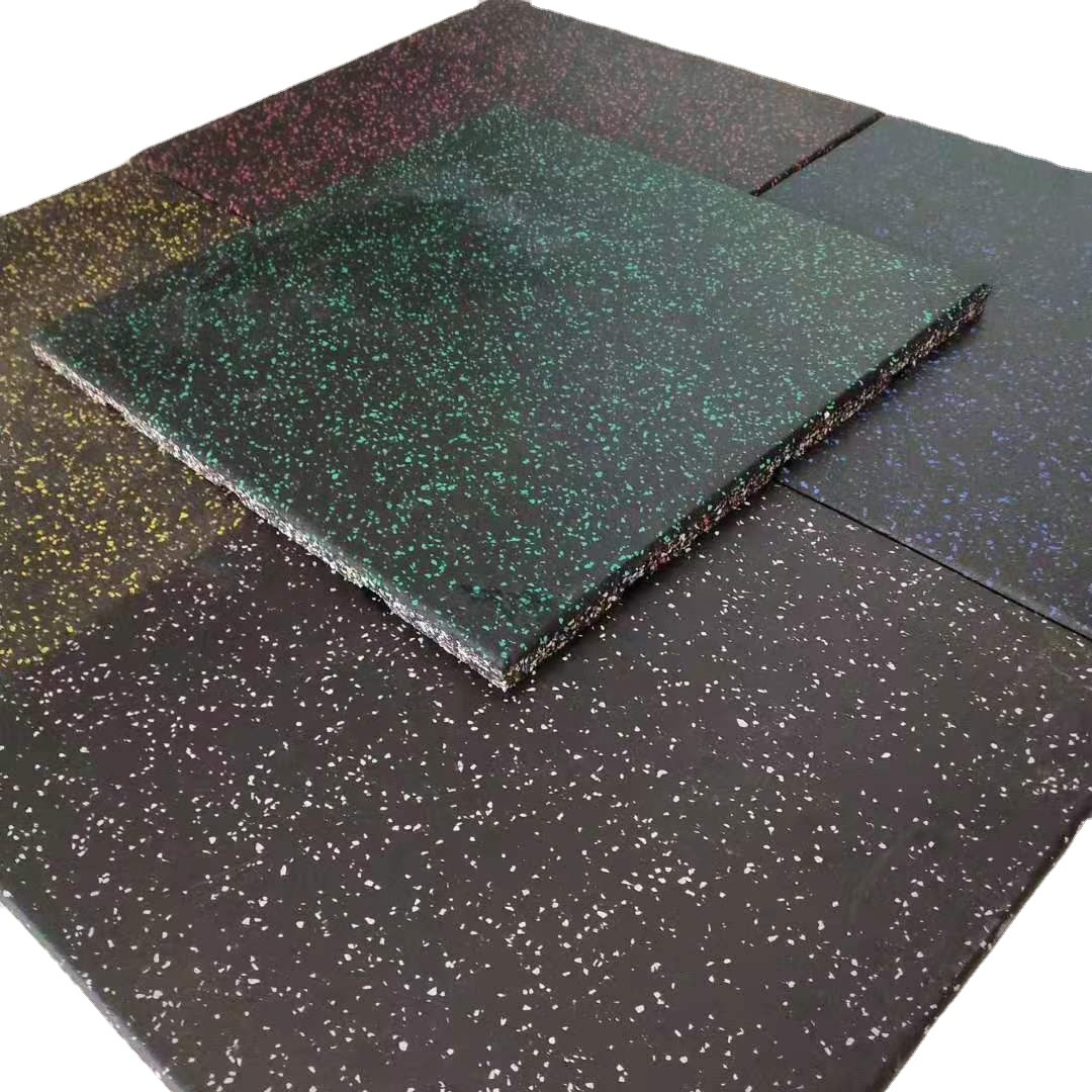 1m*1m Revêtement de sol en caoutchouc Tapis en caoutchouc/Dalles en caoutchouc