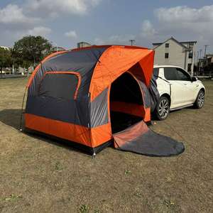 Carpa de Camping Cuadrada de Doble Capa para SUV, Impermeable, con Protección UV, para Viajes al Aire Libre, con Toldo Trasero para Maletero, en Tela Oxford - Product Image 6