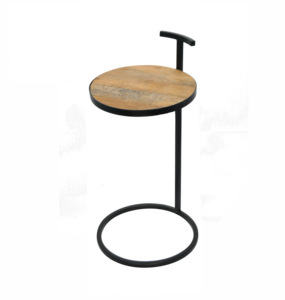 High Quality Premium Cost Modern Luxury Solid Wood Smart <b>Round</b> Customize Multipurpose Usage Bar Wooden and Metal <b>Stool</b> - Product Image 3