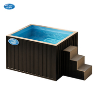 Piscine hors sol multifonctionnelle magique avec structure en acier sans fenêtre
