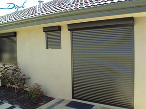 Tùy chỉnh an ninh màn trập cửa sổ con lăn cách điện nhôm thanh với PU tạo bọt cho nhà để xe cán màn trập hệ thống - Product Image 4