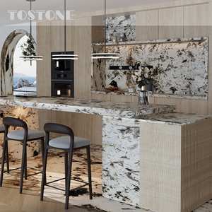 Tostone Promotion : Dalle de quartzite Patagonia transparente, pierre de marbre pour îlot de cuisine et plan de travail, idéale pour le développement <span class=keywords><strong>immobilier</strong></span> - Product Image 5