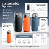 Tondeuse à poils de nez rechargeable par USB, rasoir électrique entièrement lavable en ABS, outil de toilettage personnel portable
