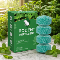 Boules répulsives pour rongeurs, lot de 12, menthe poivrée, naturelles, pour intérieur, extérieur, garage, répulsif pour souris et rats, sans danger pour la maison, OEM, MOQ flexible