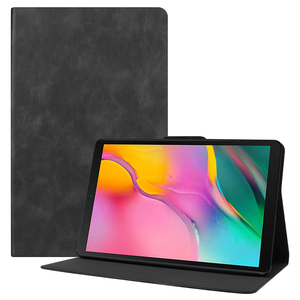 Pelle bovina Texture per <span class=keywords><strong>Samsung</strong></span> <span class=keywords><strong>Tablet</strong></span> Galaxy Tab un 10.1 T510 T515 2019 Blu Nero Caso <span class=keywords><strong>Tablet</strong></span> - Product Image 1