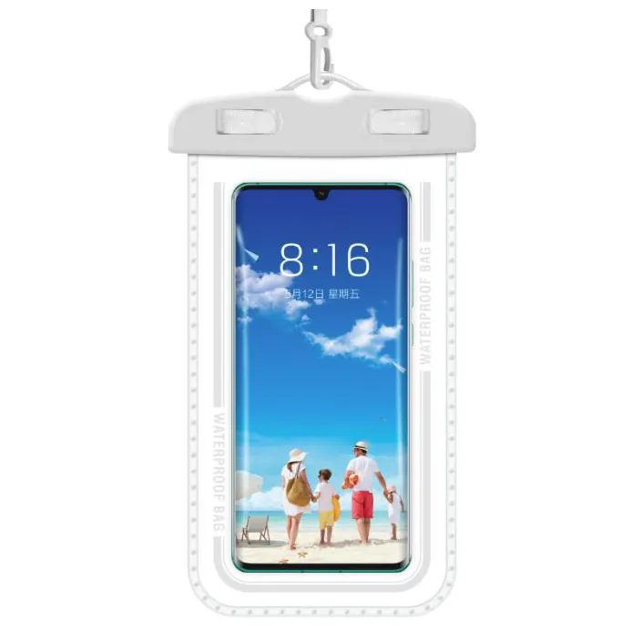 Trending Product 2023 Summer Clear Bulk Mobile Phone Bags Case New Design Packaging Custom LOGO Waterproof Pouch For Cell Phone
