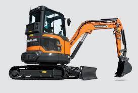 รถขุด DX35ขนาดเล็ก Doosan สภาพเดิมพร้อมการจัดส่งที่รวดเร็วส่วนประกอบหลักรวมถึงปั๊มเครื่องยนต์เกียร์ PLC - Product Image 4